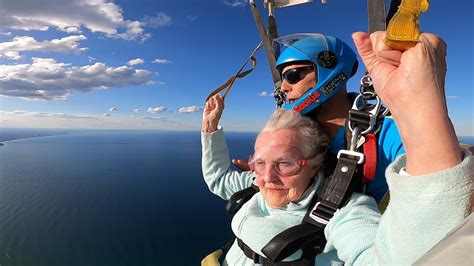 Betty White Skydiving